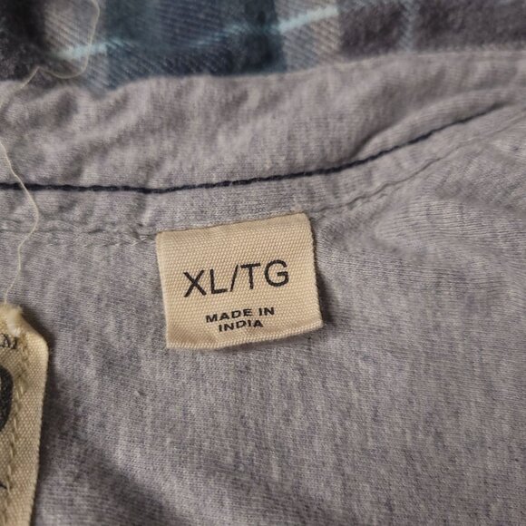 RedHead Mens Plaid Flannel Shirt Jacket XL Gray Long Sleeve Lined Pockets - Picture 7 of 8